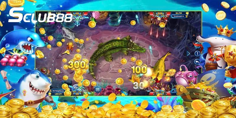 Cách chơi bắn cá SCLUB88 có cách thao tác dễ nhớ